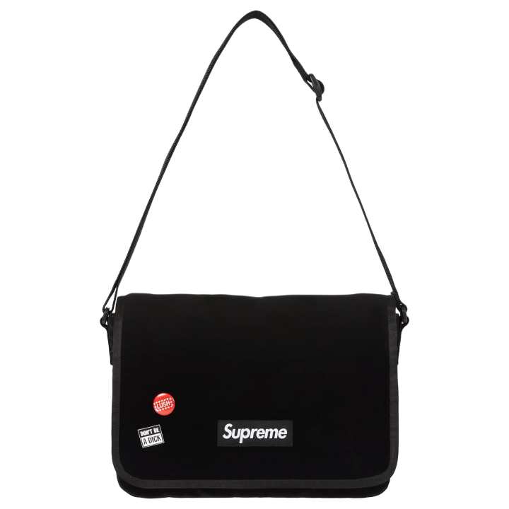Supreme Supreme Nylon Shoulder Bag, Crossbody Bag Small Unisex Black