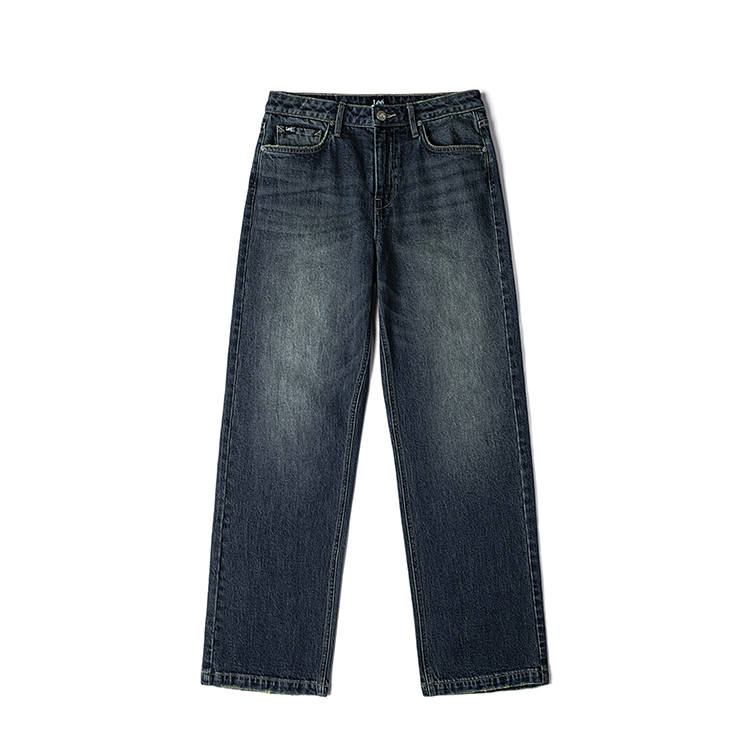 Lee Jeans Women's Dark Blue Moderate Straight Fit Pants
