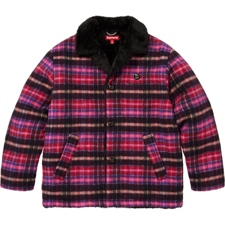 Supreme Supreme FW25 WEEK13 Plaid Car Coat Puffer Jacket Unisex