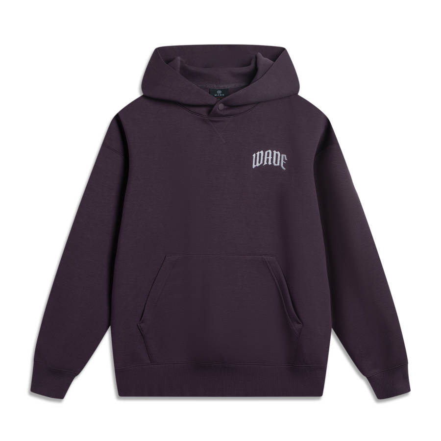 Li-Ning Li Ning Sweatshirts Men's Enchanted Night Purple Hooded Moderate Regular