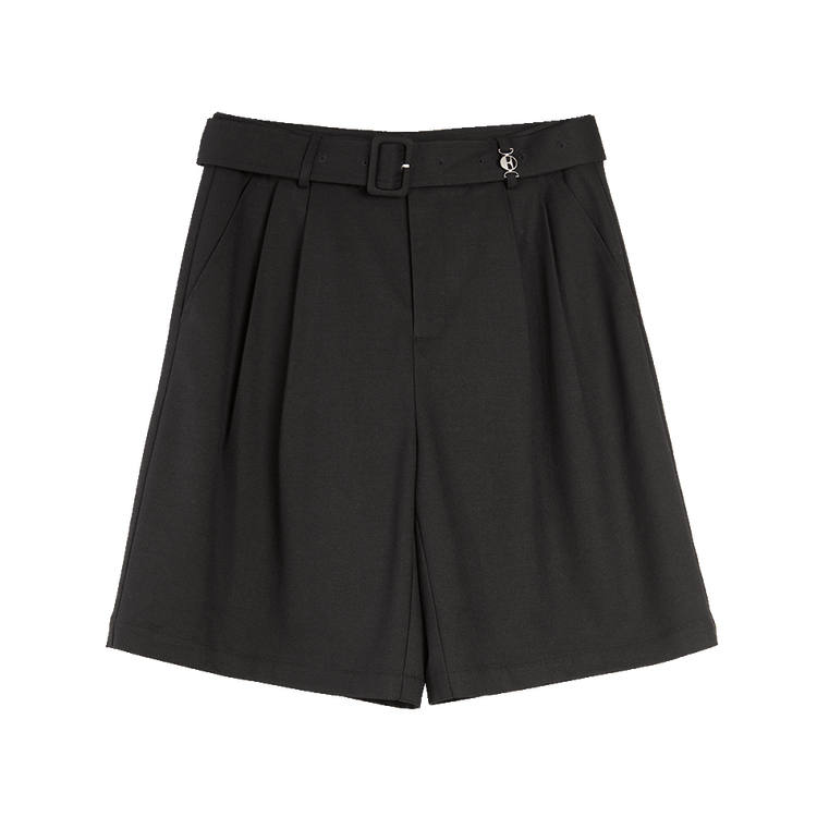 ELLE Casual Shorts Women's Black Thickened