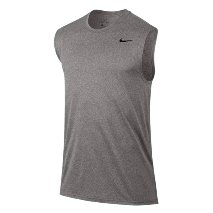 Nike Nike Tank Tops Men's Gray Crew Neck Moderate Straight Fit