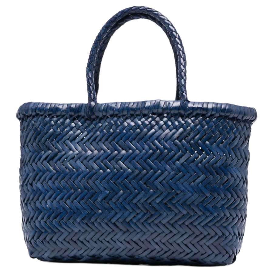 Dragon Diffusion Dragon Diffusion Leather Tote Bag, Shopping Bag, Handbag Mini Women's Blue