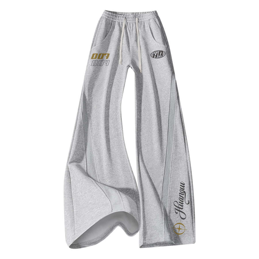 HUANQIU Knitted Sweatpants Unisex