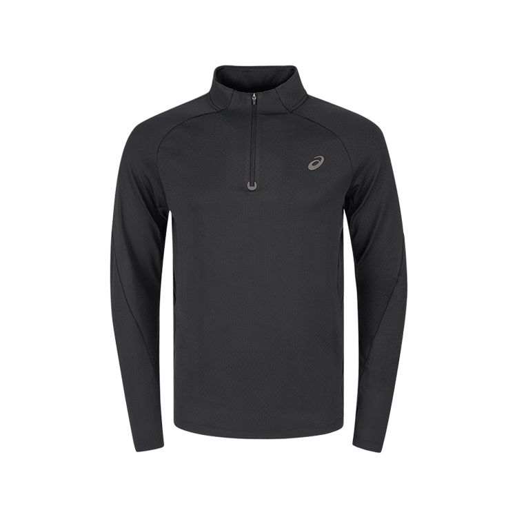 ASICS ASICS T Shirts Men's Black Stand Collar Moderate