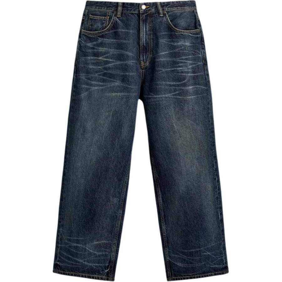 ZARA Jeans Men's Blue Moderate Straight Fit Pants