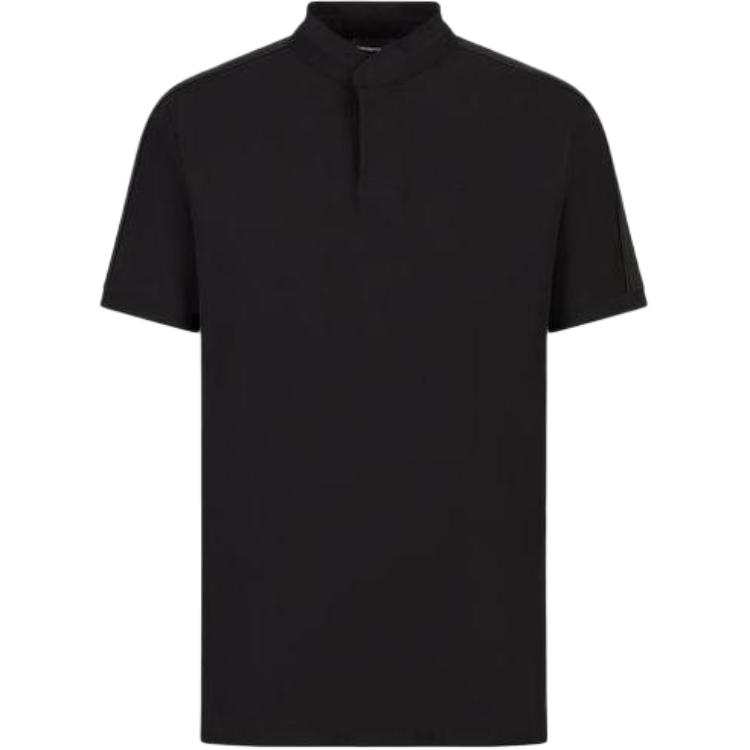 EMPORIO ARMANI SS23 Polo Shirt Men's Black