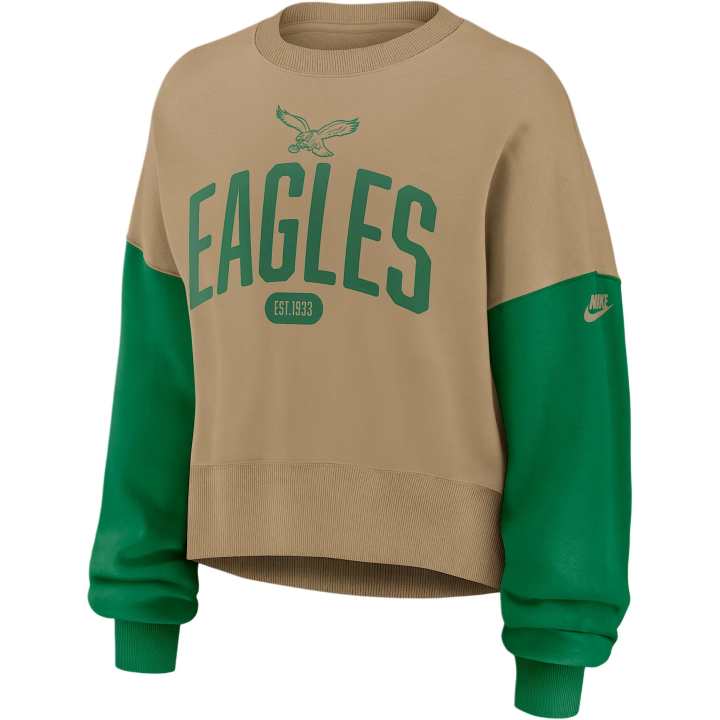 Nike Nike Philadelphia Eagles Rewind Women's Nike Nfl Pullover Crew