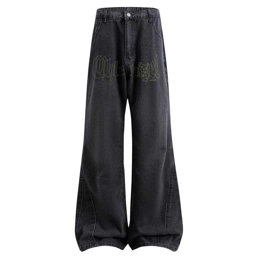 MIIOW Jeans Unisex Moderate Straight Fit Pants