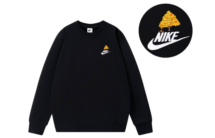 Nike Nike Sweatshirts Unisex Black Crew Neck Moderate Regular