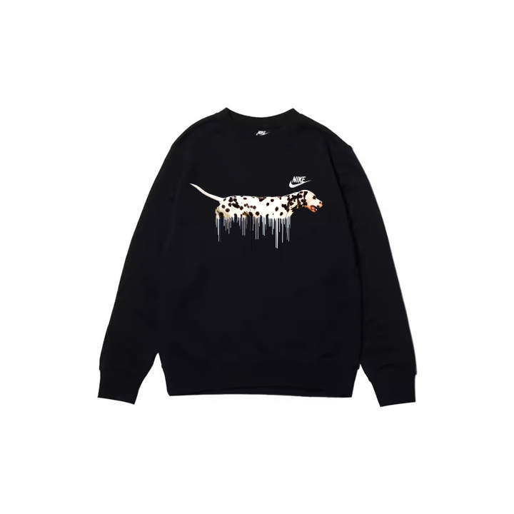 Nike Nike Sweatshirts Men's Black Crew Neck Moderate Regular