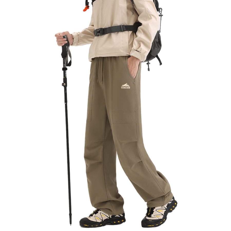 Tonlion Casual Pants Men's Moderate Cargo Pants