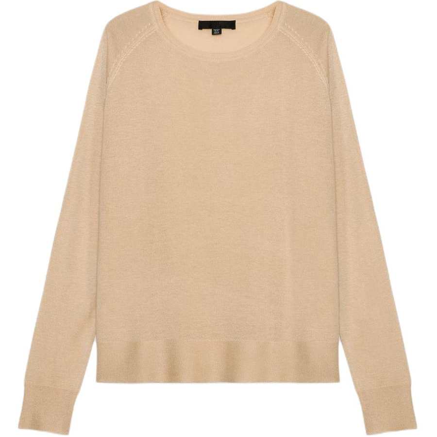 ZARA Knitwear Women's Sand Crew Neck Moderate