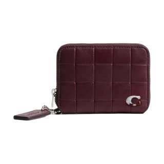 Coachtopia Leather Recycled Acrylic Plastic Wallet Women's Merlot