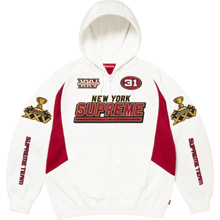 Supreme Supreme Football zip-fastening hoodie