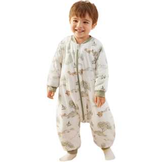 PURCOTTON Thermal Soft And Comfortable Sleeping Bags 100% Cotton Baby 0 1 Year Old Little Kids 1 3 Years Old