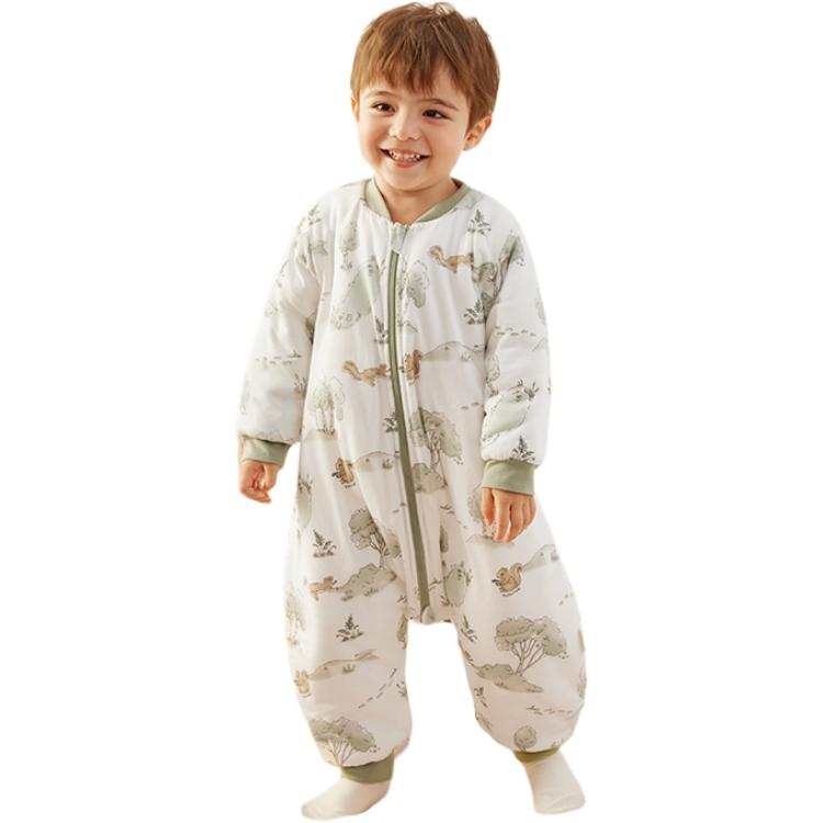 PURCOTTON Thermal Soft And Comfortable Sleeping Bags 100% Cotton Baby 0 1 Year Old Little Kids 1 3 Years Old