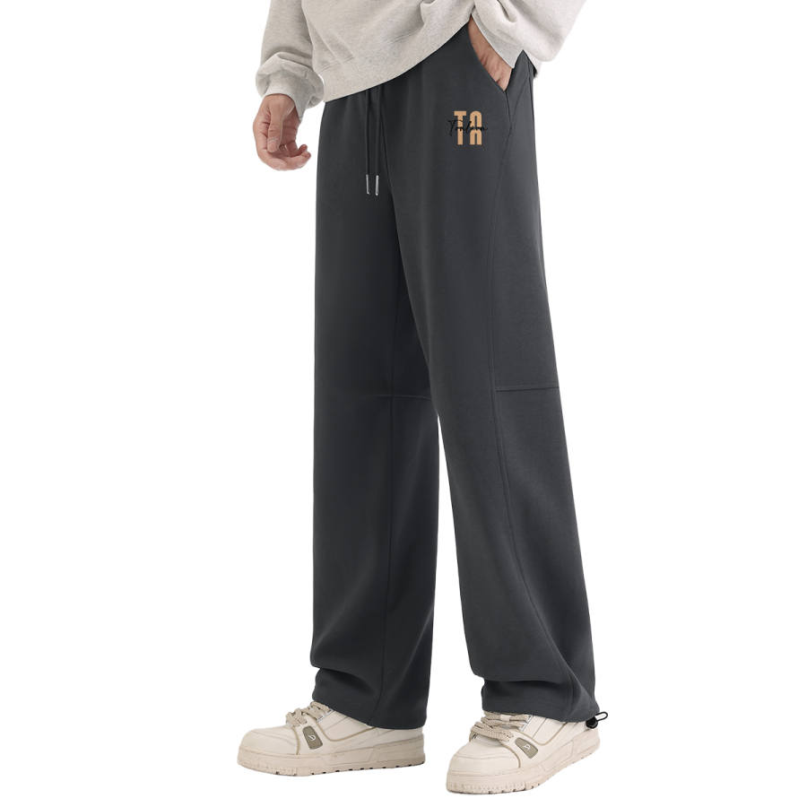 Tonlion Casual Pants Men's Moderate Sweatpants