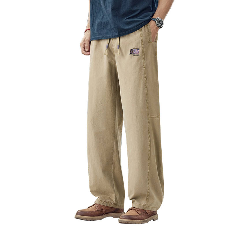 Tonlion Casual Pants Unisex Moderate Scimitar Pants