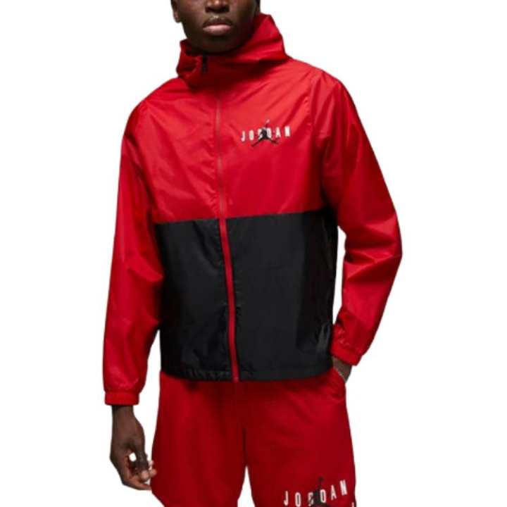 Jordan Jordan Apparel Jackets Men's Red Hooded Moderate Other