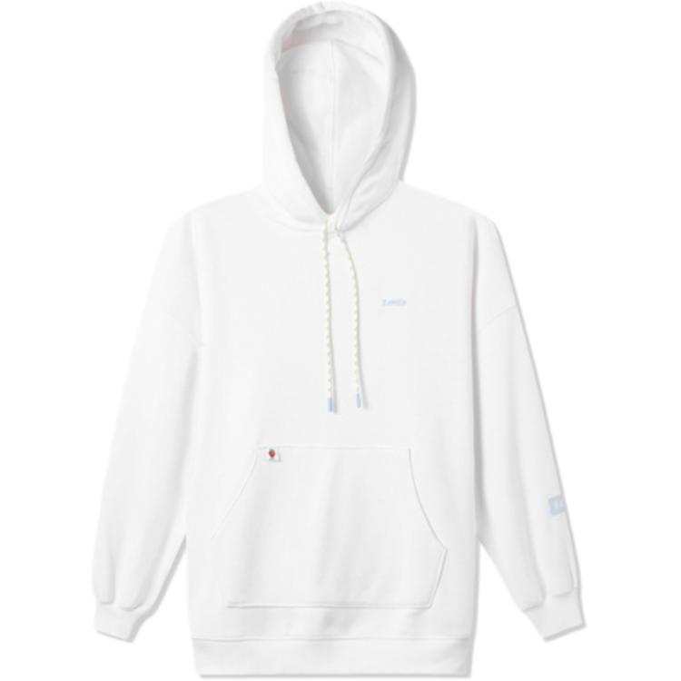 Levis Levis Sweatshirts Women's White Hooded Moderate Regular