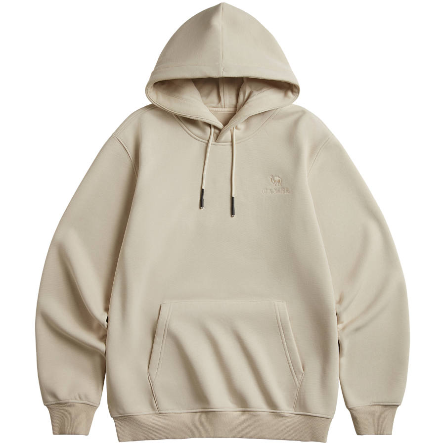 CAMEL Long Sleeved Loose Fit Sports Top Heavyweight Hoodie Unisex