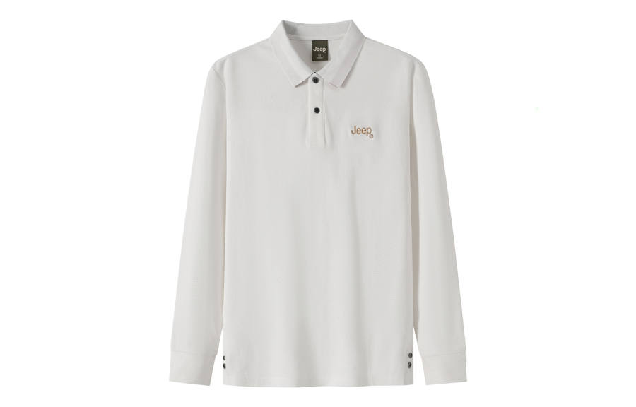 Jeep Polo Shirts Unisex Lapel Moderate Straight Fit