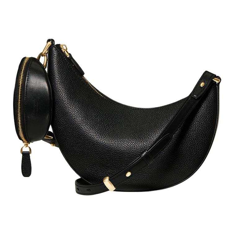 Kate Spade Pebble Leather Handheld Handbag, Shoulder Bag, Crossbody Bag Women's Black