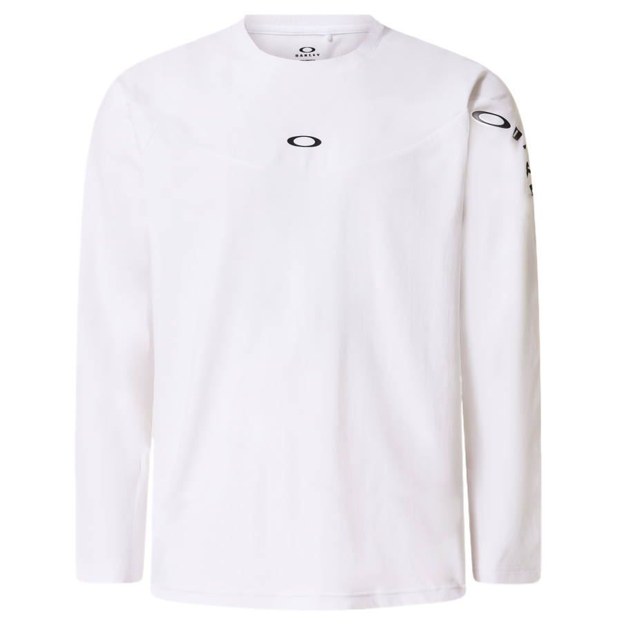Oakley T Shirts Men's White Crew Neck Moderate