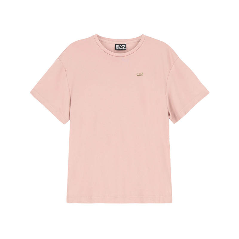 EMPORIO ARMANI Drop Shoulder Sleeve Short Sleeved T Shirts Women's