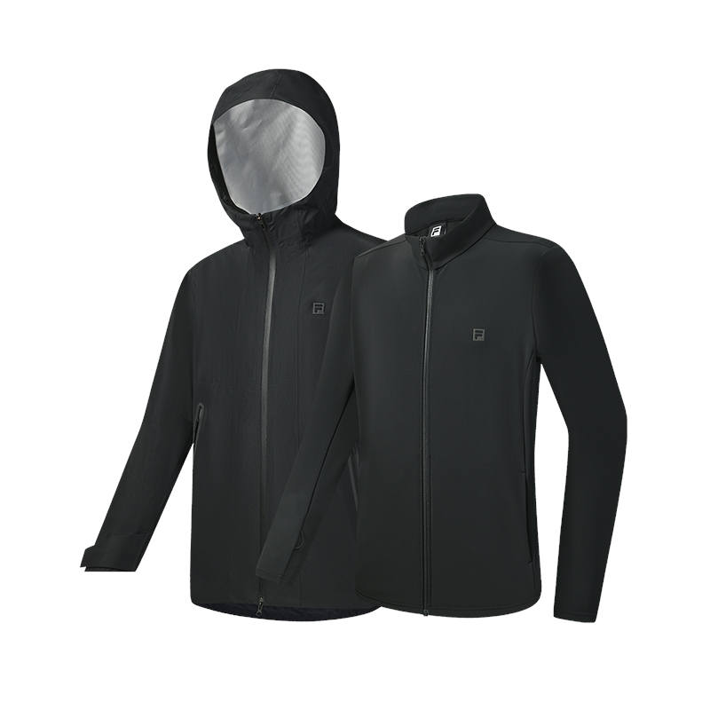 FILA Hiking Waterproof, Windproof, Breathable, And Thermal Windbreaker Jacket Men's