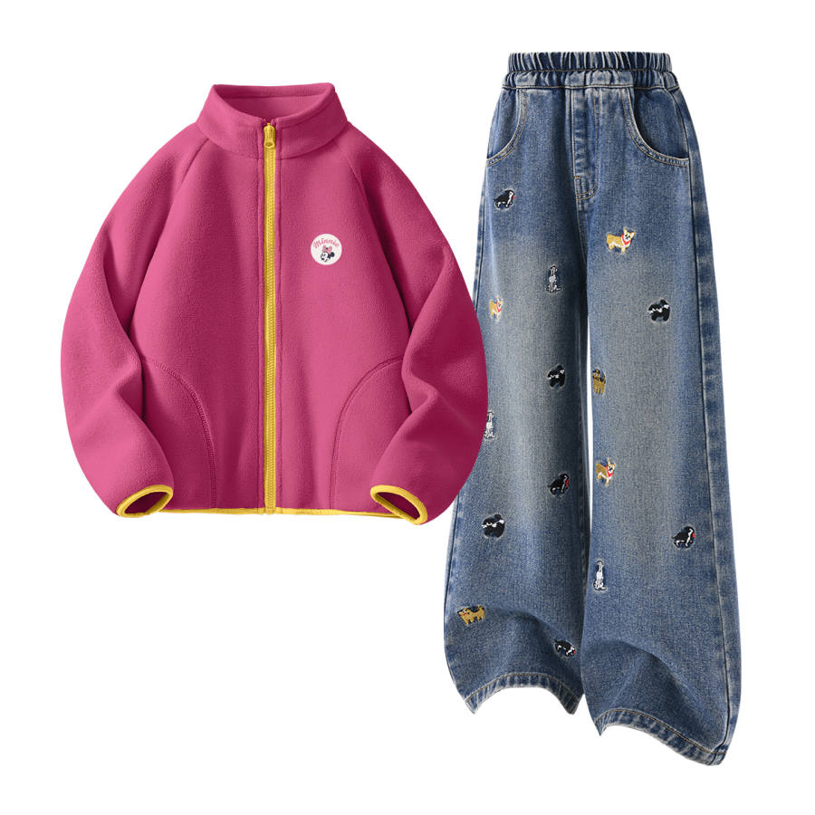 Disney Kids Casual Sportswear Lapel Moderate