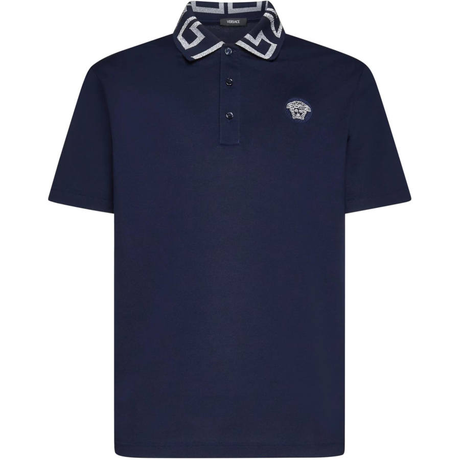 VERSACE VERSACE Polo Shirt Men's Marine Blue