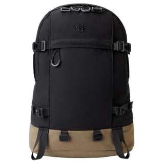 KOLON SPORT Fabric Backpack Large Unisex Black & Khaki