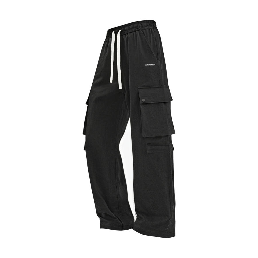 MUSCLETECH Casual Pants Unisex Moderate Straight Fit Pants