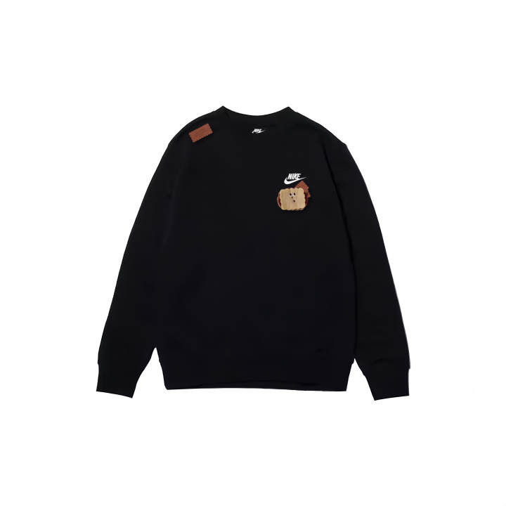 Nike Nike Sweatshirts Men's Black Crew Neck Moderate Regular