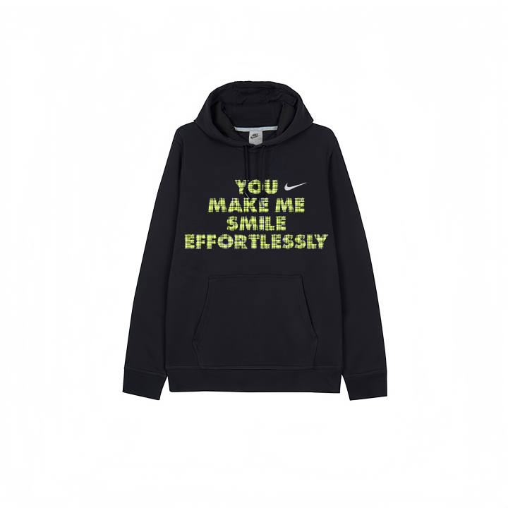 Nike Nike Swoosh Sweatshirts Men's Black Hooded Thickened Other
