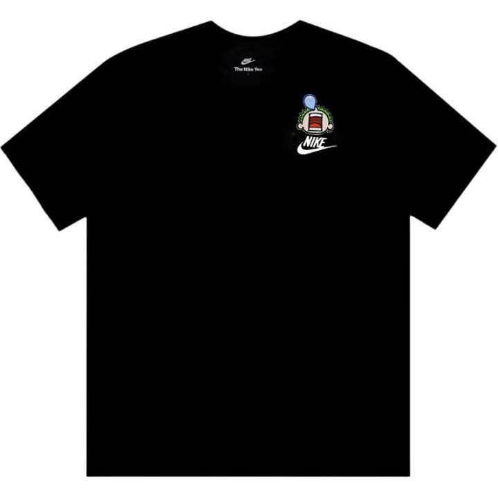 Nike Nike T Shirts Unisex Black Crew Neck Thin Straight Fit