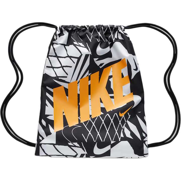 Nike Nike Polyester Backpack Regular Kids' Black & White & Bright Orange