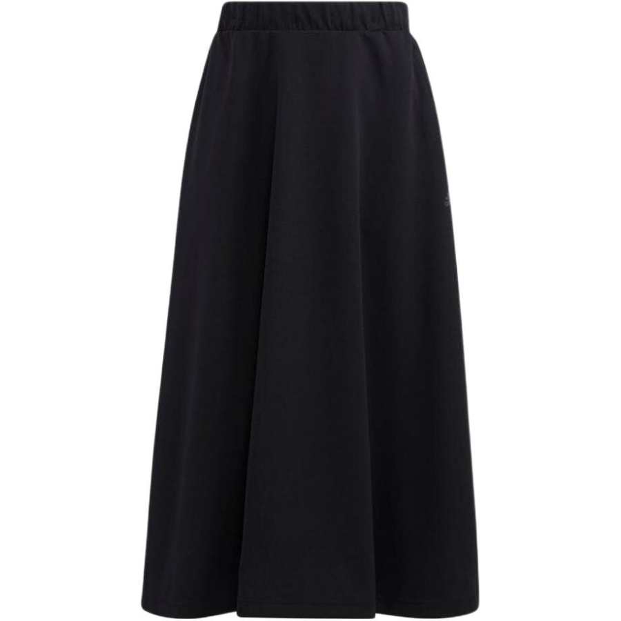 Adidas Adidas Casual Long Skirts Women's Black Moderate Mid Length A Line Skirt