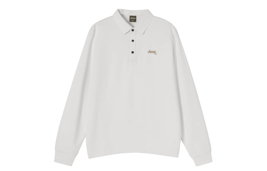 Jeep Polo Shirts Unisex Lapel Moderate Straight Fit