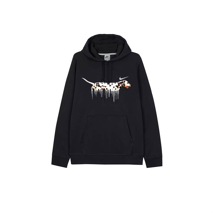 Nike Nike Swoosh Sweatshirts Men's Black Hooded Moderate