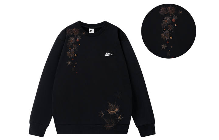 Nike Nike Sweatshirts Unisex Black Crew Neck Moderate Regular