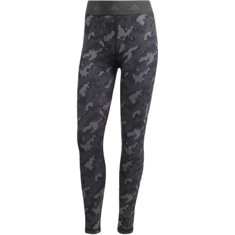 Adidas Adidas Women's Techfit Camo 7/8 Leggings Grey Six/Carbon