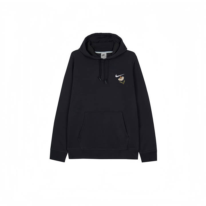 Nike Nike Sweatshirts Men's Black Hooded Thickened Regular