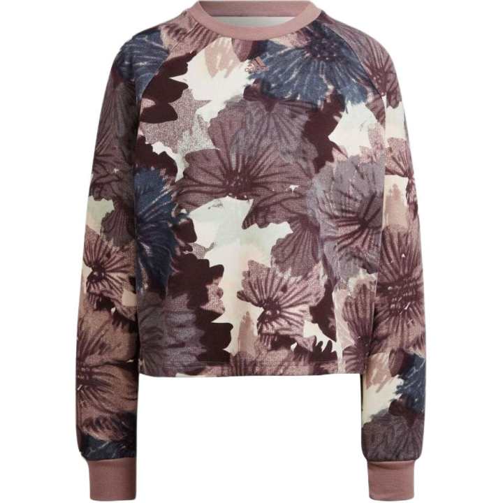 Adidas Adidas Sweatshirts Women's Multicolor Crew Neck Moderate Regular