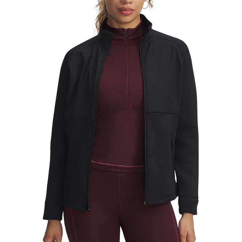 Under Armour Jackets Women's Black Stand Collar Moderate Other