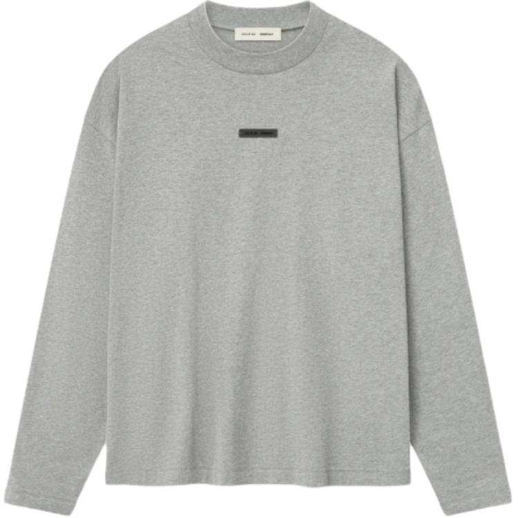 Fear Of God Essentials Logo Plaque Long-Sleeved T-Shirt