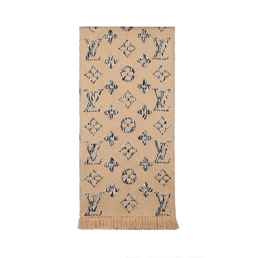 LOUIS VUITTON Knit Scarves Women's Brown