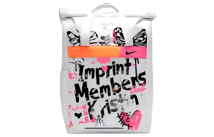 Nike Nike Polyester Backpack Unisex Pink White
